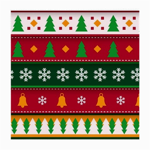 Christmas Time Pattern Christmas Ornament Medium Glasses Cloth from ArtsNow.com Front