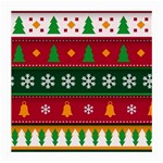 Christmas Time Pattern Christmas Ornament Medium Glasses Cloth