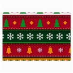 Christmas Time Pattern Christmas Ornament Large Glasses Cloth