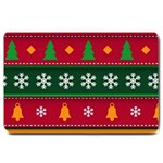 Christmas Time Pattern Christmas Ornament Large Doormat