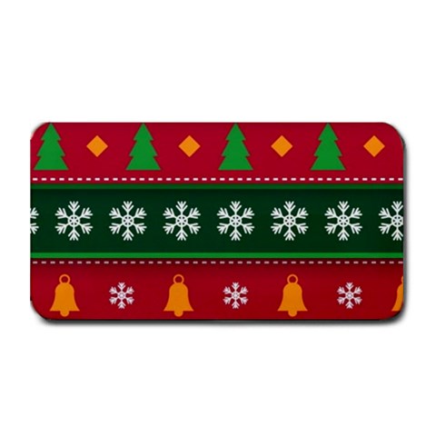 Christmas Time Pattern Christmas Ornament Medium Bar Mat from ArtsNow.com 16 x8.5  Bar Mat