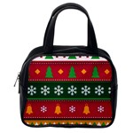 Christmas Time Pattern Christmas Ornament Classic Handbag (One Side)