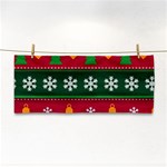 Christmas Time Pattern Christmas Ornament Hand Towel