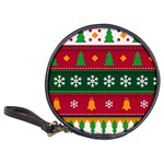 Christmas Time Pattern Christmas Ornament Classic 20-CD Wallets