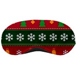 Christmas Time Pattern Christmas Ornament Sleep Mask