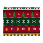 Christmas Time Pattern Christmas Ornament Cosmetic Bag (XL)