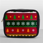 Christmas Time Pattern Christmas Ornament Mini Toiletries Bag (One Side)