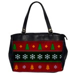 Christmas Time Pattern Christmas Ornament Oversize Office Handbag