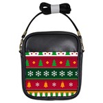 Christmas Time Pattern Christmas Ornament Girls Sling Bag