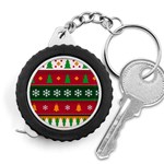 Christmas Time Pattern Christmas Ornament Measuring Tape