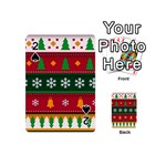 Christmas Time Pattern Christmas Ornament Playing Cards 54 Designs (Mini)