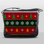 Christmas Time Pattern Christmas Ornament Messenger Bag