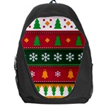 Christmas Time Pattern Christmas Ornament Backpack Bag