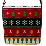 Christmas Time Pattern Christmas Ornament Flap Closure Messenger Bag (S)