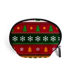 Christmas Time Pattern Christmas Ornament Accessory Pouch (Small)