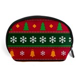 Christmas Time Pattern Christmas Ornament Accessory Pouch (Large)