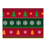 Christmas Time Pattern Christmas Ornament Two Sides Premium Plush Fleece Blanket (Mini)