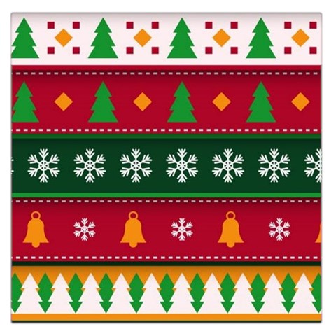 Christmas Time Pattern Christmas Ornament Square Satin Scarf (36  x 36 ) from ArtsNow.com Front