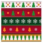 Christmas Time Pattern Christmas Ornament Square Satin Scarf (36  x 36 )