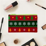 Christmas Time Pattern Christmas Ornament Cosmetic Bag (XS)