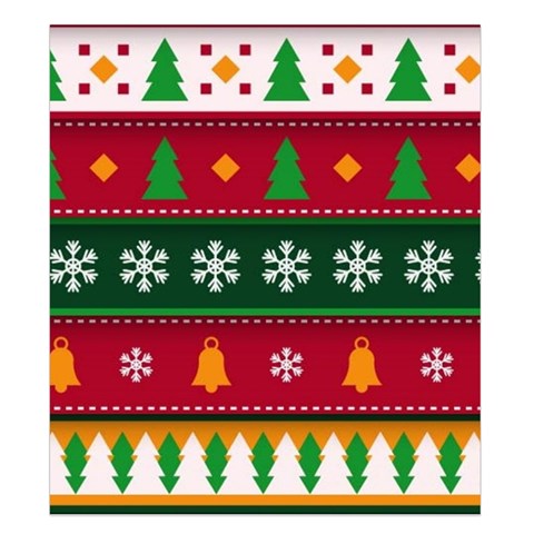 Christmas Time Pattern Christmas Ornament Duvet Cover Double Side (King Size) from ArtsNow.com Back