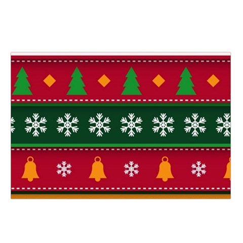 Christmas Time Pattern Christmas Ornament Belt Pouch Bag (Large) from ArtsNow.com Loop