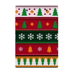 Christmas Time Pattern Christmas Ornament A5 Acrylic Clipboard from ArtsNow.com Back