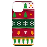 Christmas Time Pattern Christmas Ornament iPhone 14 Black UV Print Case