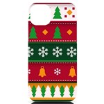 Christmas Time Pattern Christmas Ornament iPhone 14 Plus Black UV Print Case