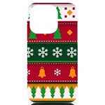 Christmas Time Pattern Christmas Ornament iPhone 14 Pro Black UV Print Case