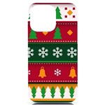 Christmas Time Pattern Christmas Ornament iPhone 14 Pro Max Black UV Print Case