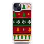 Christmas Time Pattern Christmas Ornament iPhone 14 TPU UV Print Case