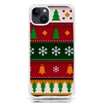 Christmas Time Pattern Christmas Ornament iPhone 14 Plus TPU UV Print Case