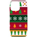 Christmas Time Pattern Christmas Ornament iPhone 15 Pro Max Black UV Print PC Hardshell Case