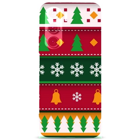 Christmas Time Pattern Christmas Ornament Samsung Galaxy S24 Plus 6.7 Inch Black TPU UV Case from ArtsNow.com Front