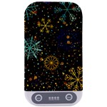 Gold Teal Snowflakes Gold Abstract Christmas Sterilizers