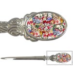 Pattern Kitten Christmas Letter Opener