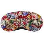 Pattern Kitten Christmas Sleep Mask