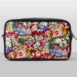 Pattern Kitten Christmas Toiletries Bag (One Side)