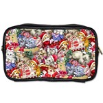 Pattern Kitten Christmas Toiletries Bag (Two Sides)