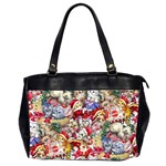 Pattern Kitten Christmas Oversize Office Handbag (2 Sides)