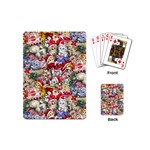 Pattern Kitten Christmas Playing Cards Single Design (Mini)