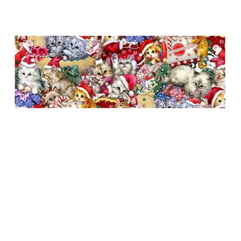 Pattern Kitten Christmas Memory Card Reader (Stick) from ArtsNow.com Front