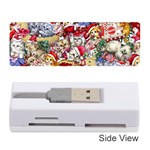 Pattern Kitten Christmas Memory Card Reader (Stick)