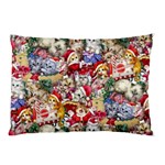 Pattern Kitten Christmas Pillow Case (Two Sides)