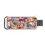 Pattern Kitten Christmas Portable USB Flash (One Side)