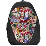 Pattern Kitten Christmas Backpack Bag