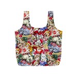 Pattern Kitten Christmas Full Print Recycle Bag (S)