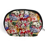 Pattern Kitten Christmas Accessory Pouch (Medium)