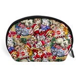 Pattern Kitten Christmas Accessory Pouch (Large)